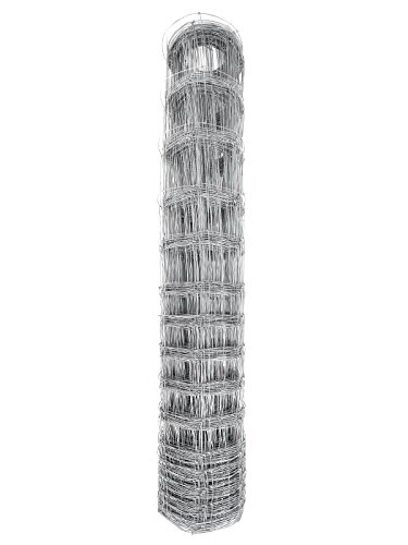 Gartenzaun Wildzaun Weidezaun Zaun Knotengeflecht 50 Meter 125/16/15 inkl. 10m Spanndraht - 5