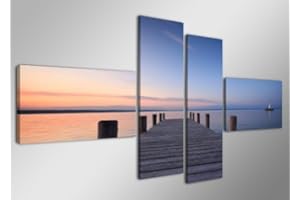 Visario Images sur Toile 160 x 70 cm (Optique Peint à la Main Nr. 6524) Pret a accrocher, Marque Original