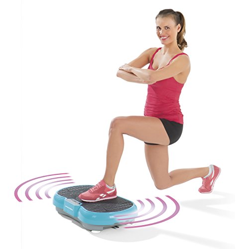 VITALmaxx 07125 Vibrationstrainer | Power Vibro Plate | Ganzkörpertraining | Inkl. Trainingscomputer & Fernbedienung | Inkl. Expanderbänder mit Griffen | Blau-Schwarz - 5