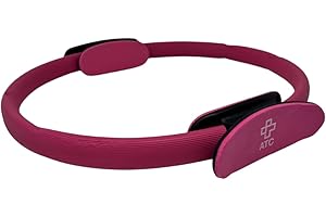 ‎ATC HANDELS GMBH ATC Handels GmbH Pilates Ring 38cm für Widerstandstraining mit rutschfesten Griffen - Trainingsgerät für Core-Training, Zuhause, Yoga und Fitness, pink