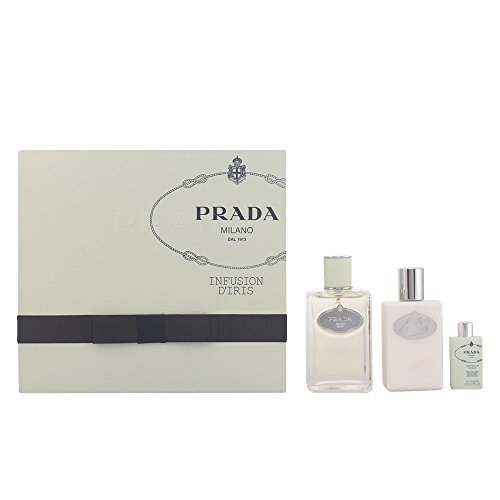 Prada Infusion D Iris Eau De Parfum Vaporisateur 100ml Set 3 Pieces