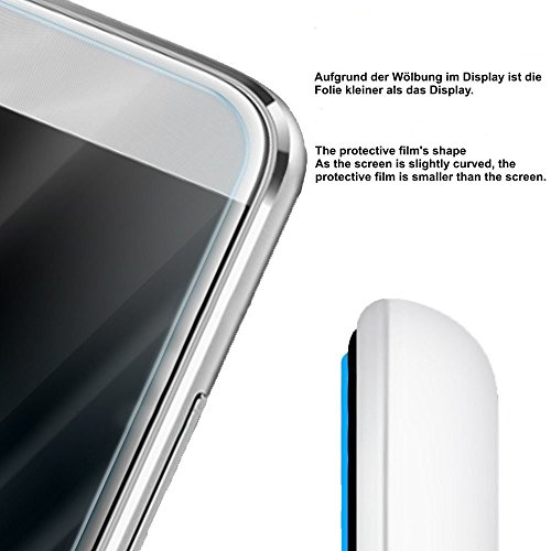 (2 Pack)Samsung Galaxy A3 (2017) Panzerglas – EUGO 9H Gehärtetem Glas Schutzfolie Displayschutzfolie Panzerglas für Samsung Galaxy A3 (2017) - 3