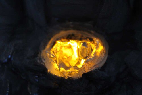 Zimmerbrunnen, Dekobrunnen, warmweiße LED, antikfinish, FoBuddha, 10465 - 4