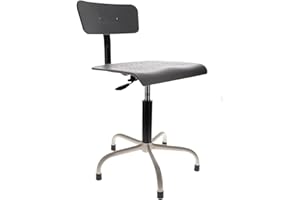 idovy Silla Industrial para máquina de Coser con pistón de Gas - Color Gris