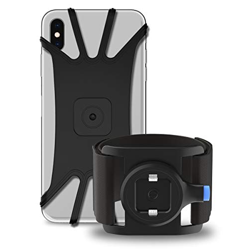 Gelink Handy Sportarmband iPhone/Android, Universell Laufarmband Telefon Handyhalter, Sport Armband Armbinde für iPhone X/XS/XS Max/XR, Samsung Galaxy S9, bis zu 6,5 Zoll (Schwarz)