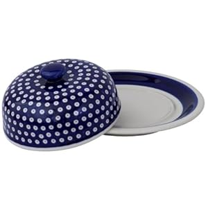 Original Boleslawiec Large Cheese Cover in the Decor 42 – GU-889/42