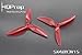 Produktbild 10 Paar HQ Prop DP 5 x 4,8 x 3 V1S tri-blade 3 Klinge Propeller Requisiten für FPV Racing rot