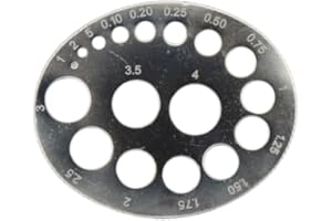 KD89 Messgerät für Diamanten, Perlen und Edelsteine, 0,01 - 4 Karat, einfaches Werkzeug aus vernickeltem Stahl