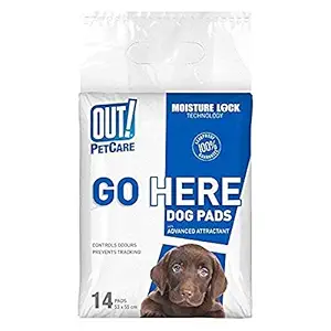 OUT! Out Moisture Lock, Dog Training Pads (14 Pack)