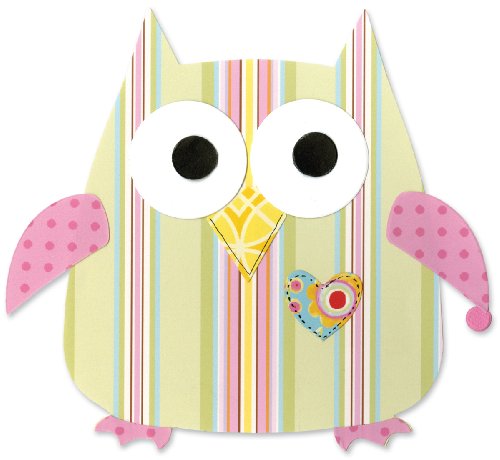 comprare on line Sizzix Bigz Fustella, Gufo #2, Acciaio inossidabile, Bianco, 1.9x14x17.39 cm prezzo