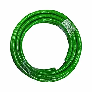 TechnoCrafts PVC Braided Water Pipe for Car & Bike Cleaning 5 Meter (16.5 feet) 1/2
