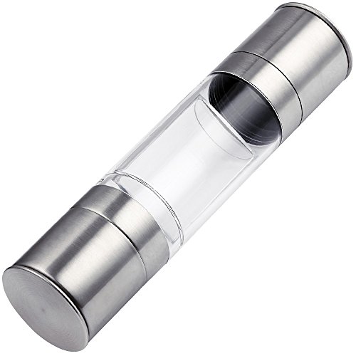 Anpro 2 in 1 Salz und Pfeffermühle mit einstellbarem Edelstahl Schleifer - 5