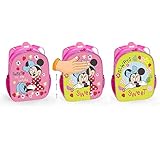Bolsillos con cremalleras Disney Minnie Sweet Mochila Infantil, 30 Cm, Rosa