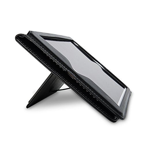 iPad Pro 9.7 Hüllen, iEGrow Ultra dünn PU Leder Tasche Schutzhülle Schale Smart Case mit Auto Schlaf und Wach Funktion für Apple Tablette iPad Pro 9.7 Zoll, iPad Air und iPad Air 2 Schwarz