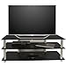 Produktbild VCM TV Rack Lowboard Konsole Fernsehtisch LCD LED Möbel Bank Glastisch Tisch Schrank Aluminium Schwarzglas "Lotasa Big"