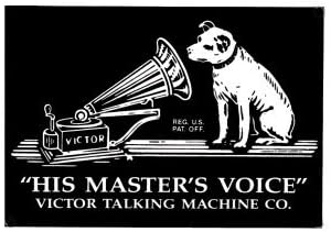 RCA Nipper Porcelain Refrigerator Magnet