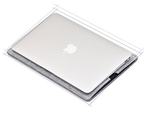 Lenovo Miix 310   320 Laptop Liner Bag  AVIDET Schock-Absorption Soft Notebook Felt Bag f  r Lenovo Miix 310   320  Hellgrau 