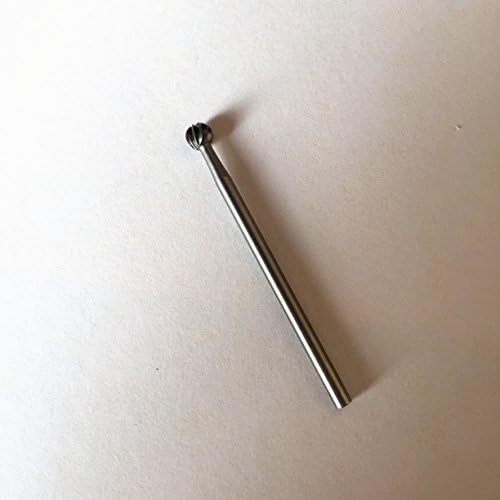 Round Ball Diamond Burrs Bits Rotary Tool Grinding Head Engraving Etching Abrasive Tool 1pcs 2.35mm Shank
