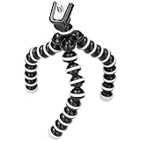 Handliches Mini-Stativ mit flexiblen Beinen, Max. Höhe 16,5...