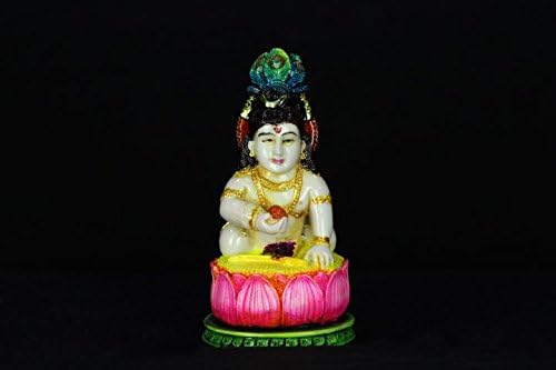HINDU GOD BAL KRISHNA LADDU GOPAL STATUE IDOL