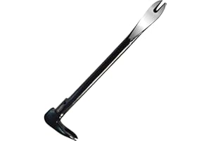 Nail Pullert,12”Pry Bar, Mini Crowbar, Cats Claw Nail Remover, pry bar Set, for Kitchen Remodel, Prying Apart Baseboard, Multi-Sided Forged Steel Made Carpenter Tools-JOVANT