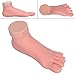 Elite99 Duable Trainer Training Movable False Model Foot Plastic Flectional Nail Art Acrylic Tip DIY Manicure Tool Claybank
