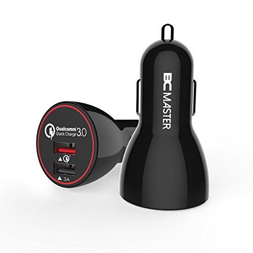 Schnellladeger  t   BC Master KFZ Ladeger  t 34 5W 2-Port Quick Charge QC 3 0 USB Auto Ladeger  t Adapter f  r Samsung Galaxy S7 S6 Edge Plus  Note 4 