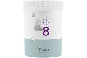 BIOCHEMIE PFLÜGER PFLÜGER Schüßler Salze Nr. 8 Natrium chloratum D6-1000 Tabletten - Das Salz des Flüssigkeitshaushaltes - glutenfrei