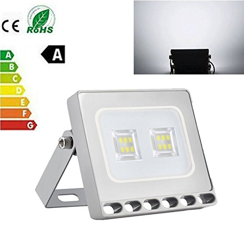 Shining-star 10W Foco Exterior LED con Sensor de Movimiento, 1000LM Impermeable IP65 Proyector Foco LED, Iluminación de Seguridad con Detector Para Entradas, Escaleras, Patio