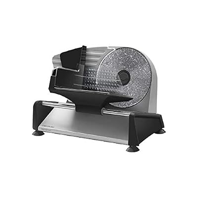 Cecotec Trancheuse Rock'nCut Twin. Deux Disques Interchangeables, Revêtement Antiadhérent RockStone, Précision jusqu'à 15 mm, Glissement, Protection pour les Mains, 180 W.