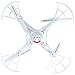 Produktbild RC Flugzeug, Helikopter Quadrocopter UMsky X8 RC Drohne 2.4GHz 4CH 6 Axis Gyroskop Drahtlose Fernbedienung Quadcoptere Hubschrauber UAV mit 2MP HD Kamera Farbe weiß Flugspielzeug