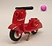 Produktbild LEGO® Roller in rot - aus Set 10243. Scooter für Minifiguren und Herz