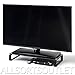 Price comparison product image LARGE BLACK GLASS TV TELEVISION COMPUTER MONITOR STAND SHELF RISER PLINTH (FOR PS3/PS4, NINTENDO WII, *SOME* SKY or FREEVIEW BOX, ETC)