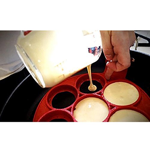 Omelette Form Poröse Pfannkuchen Schimmel Fantastic Fast&Einfache Kuchenform Silikon Multifunktions umkehrbar - 2