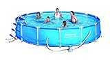  Bestway Splash Junior - Piscina con marco de acero, con bomba de filtro NL y accesorios