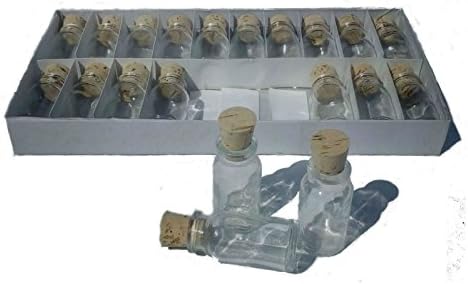 HB emporium Glass Potion Bottles box of 20, Alchamy, Poisen, LARP