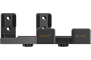 MYWALL my wall Soundbar HZ30L, supporto da parete universale Soundbar con una profondità di 8,9-15,5 cm, supporto da parete cassette altoparlanti con cuscinetti antiscivolo Eva, fino a 15 kg