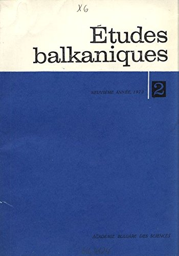 Problemes roumains refletes dans la presse bulgare a I'epoque de la Renaissance nationale, in: ETUDES BALKANIQUES, 2/1973.