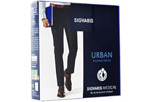 Chaussettes de contention Urban Classe 2 Sigvaris Noir Taille L Hauteur Long