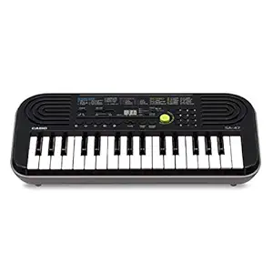 Casio SA-47A Electronic Keyboard, Black (32 Keys)