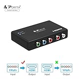 【Stabile Leistung】 Dieser HDMI-Konverter unterstützt 165 MHz / 1,65 Gbit / s (4.95 Gbit / s alle Kanäle) Bandbreite, unterstützt 8 Bit pro Kanal (24 Bit alle Kanäle) Deep Colour und unterstützt unkomprimiertes 2-Kanal-Audio wie LPCM. Darüber hinaus beträgt die HDMI-Übertragungsrate 5 Gbit / s.
