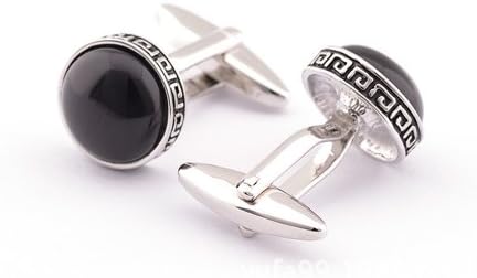 Scorpios Men Copper Cufflinks Black Circular French Cuff Nails 2pcs Best Gift