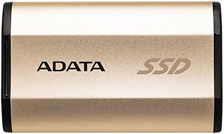 ADATA SE730 250GB External Solid State Drive (Gold)