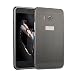 Produktbild HTC U11 Hülle - Mybloo PC + Metal Armor Stoßdämpfer Dual Material Stoßfeste Gehäuseabdeckung mit Texture Carbon Fiber Brushed Back Taschen Case für HTC U11
