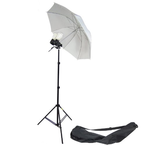 DynaSun Douille Studioleuchte mit Schirm und Dreifu fr Studio Photo