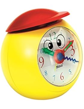 Mebus Quarz-Kinderwecker gelb 26438