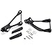 Rider Rear Passenger Footrests Foot Pegs Motor Foot Rests 2PCS Fit For Kawasaki ZX-6R 2005 2006 2007 2008