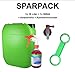 Produktbild SPARPACK bio-chem Kalk Barrakuda 1x 10 Liter Kanister + 1x 500ml Handsprayflasche mit Sprühkopf + Ablasshahn + Kanisterschlüssel