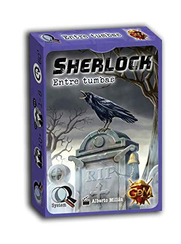 GM Games- Sherlock: Entre tumbas Juego de investigación, Color Naranja (GDM Games GDM2094)