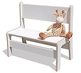 Kinderbank – Formschön und unglaublich stabil. Mit weißer Beschichtung